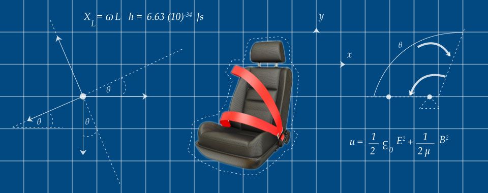 Seat belts diagram